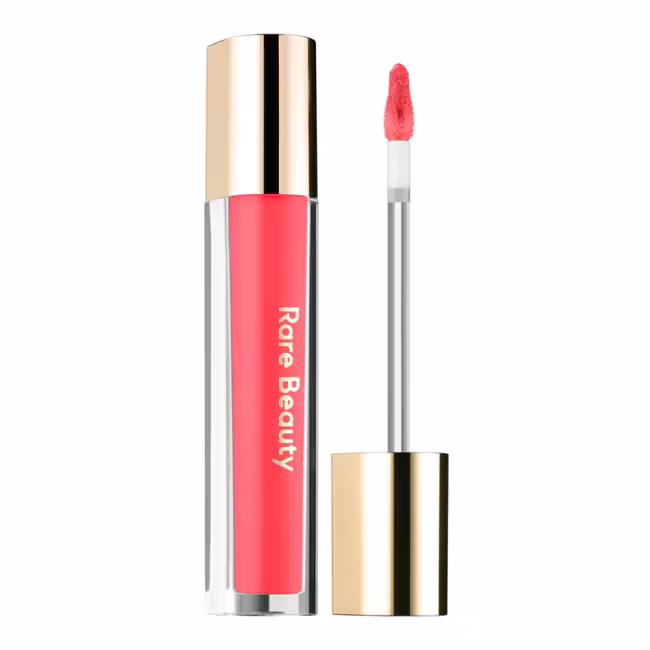 Rare Beauty Balzam na pery Stay Vulnerable Glossy (Glossy Lip Balm) 3,8 ml Nearly Apricot