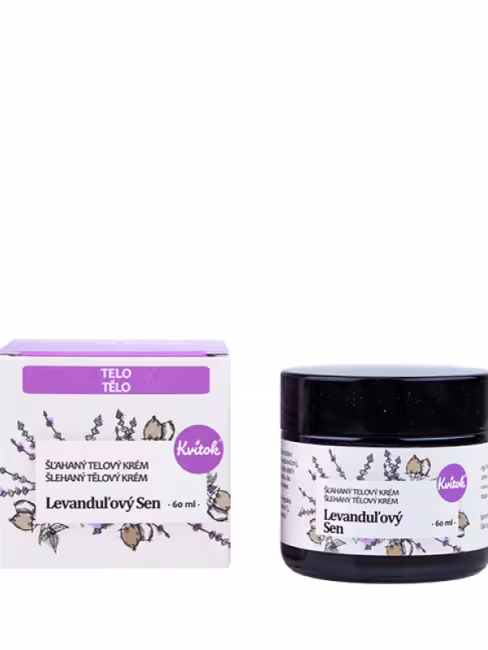 Šľahaný telový krém – levanduľový sen KVITOK 60 ml