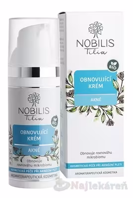 NOBILIS Tilia BIO Obnovujúci krém Akné na aknóznu pleť 50 ml