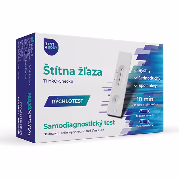 MAXIMEDICAL Rýchlotest Štítna žľaza samodiagnostický test z krvi 1 set