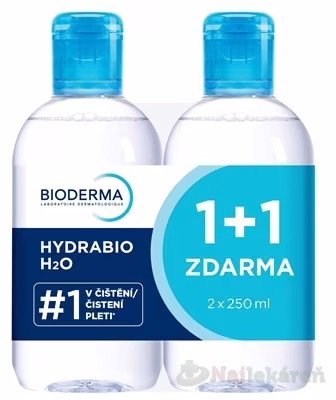 BIODERMA Hydrabio H2O micelárna voda Festival 2x250ml