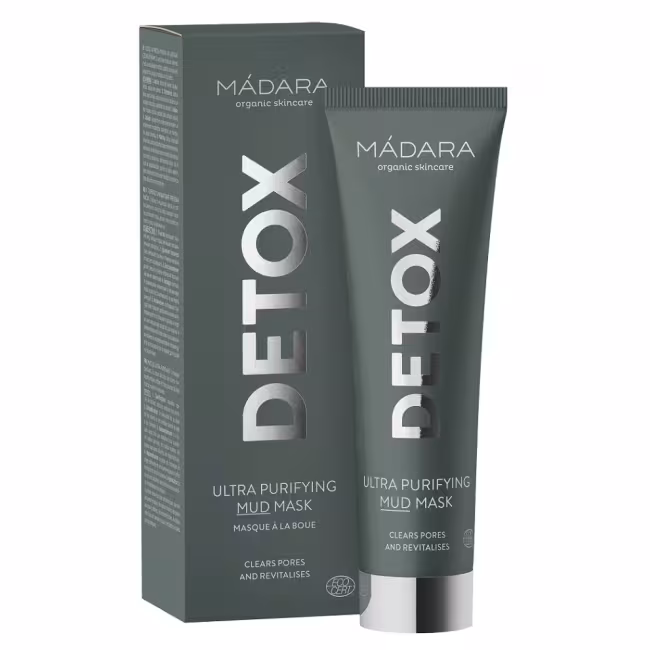 MÁDARA DETOX Čistiaca pleťová maska s bahnom 60 ml