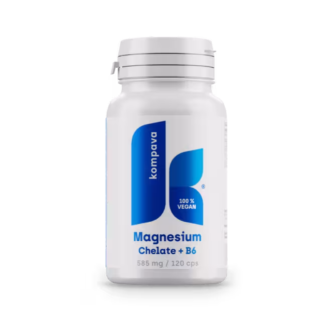 Kompava Magnézium chelát 585 mg/120 kps