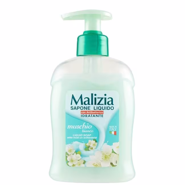 MALIZIA Muschio bianco tekuté mydlo pumpa 300ml