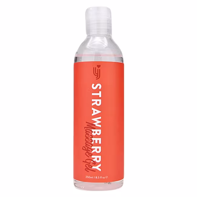 Loving Joy Strawberry masážny gél jahoda 250 ml