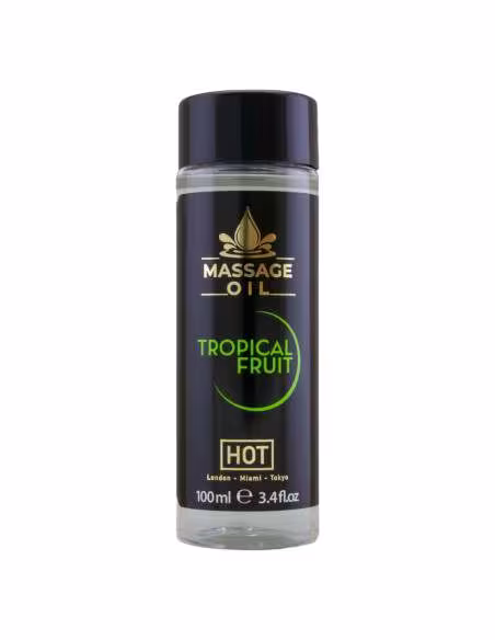 HOT - masážny olej na pokožku - tropické ovocie - 100 ml