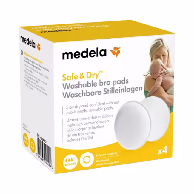 MEDELA Prsné vložky na opakované použitie 4 kusy