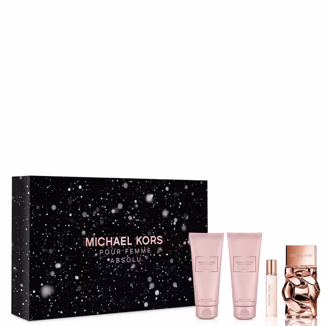Michael Kors Pour Femme Absolu kazeta, EdP 100 ml + SG 100 ml + TM 100 ml + EdP 10 ml