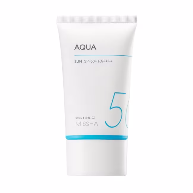 Missha Opaľovací gélový krém na tvár SPF 50 Aqua Sun (All Around Safe Block Aqua Sun Gel) 50 ml