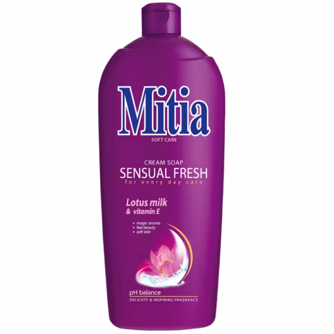 Mitia Tekuté mydlo náplň Sensual Fresh 1000ml