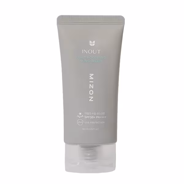 Mizon Upokojujúci opaľovací krém na tvár SPF 50+ PA++++ Inout (Daily Soothing Sunscreen) 50 ml