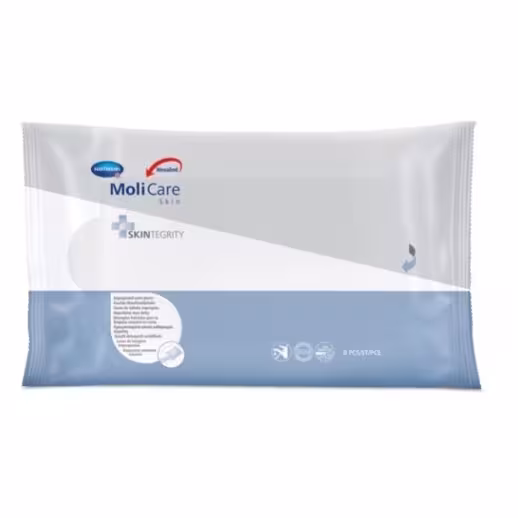 MOLICARE Skin napustené umývacie rukavice 8 kusov
