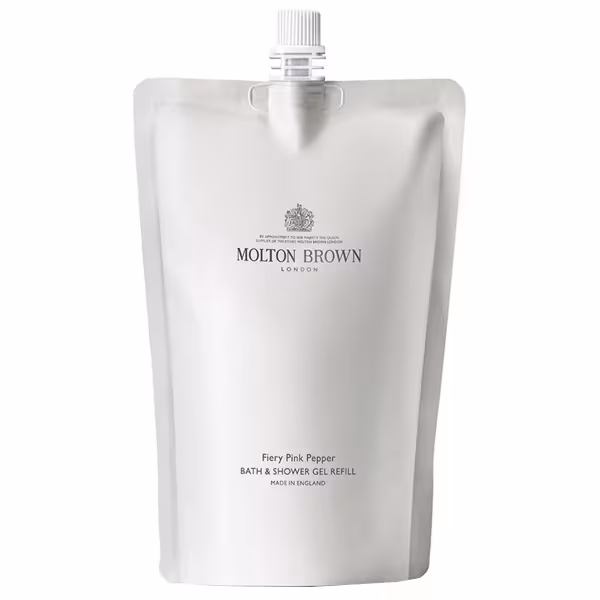 Molton Brown Náhradná náplň pre kúpeľový a sprchový gél Fiery Pink Pepper (Bath & Shower Gel Refill) 400 ml