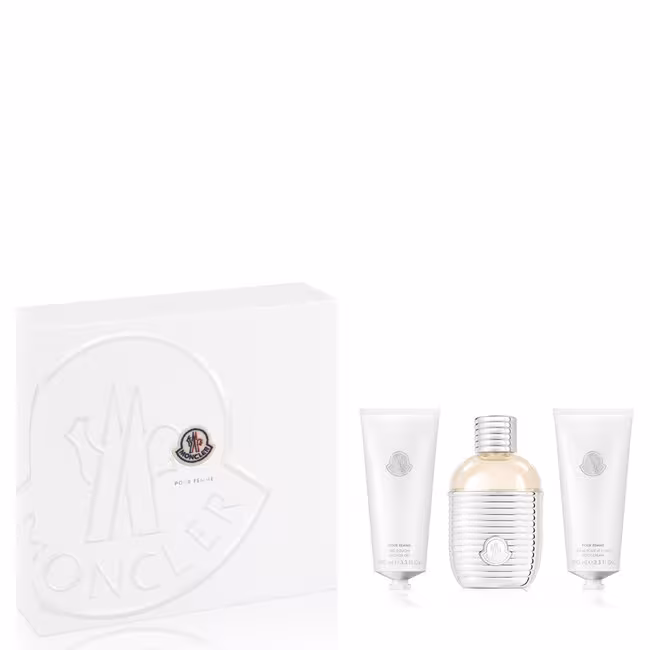 Moncler Pour Femme kazeta, EdP 100 ml + SG 100 ml + TM 100 ml