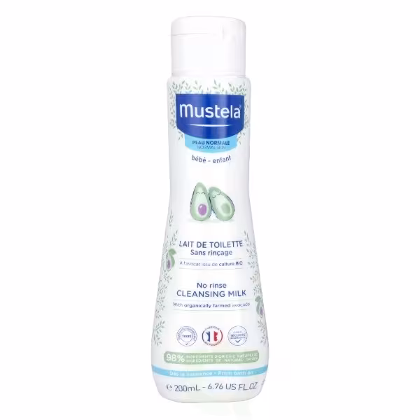 Mustela Detské čistiace mlieko (Cleansing Milk) 200 ml