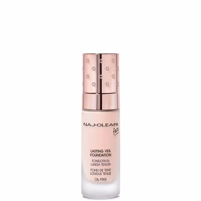 Naj Oleari Lasting Veil Foundation make-up 20 ml, 100 Porcelain