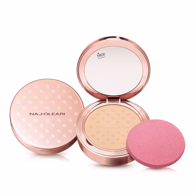 Naj Oleari Silk Feel Wet & Dry Powder Foundation púdrový make-up 9.5 g, 01 Ivory