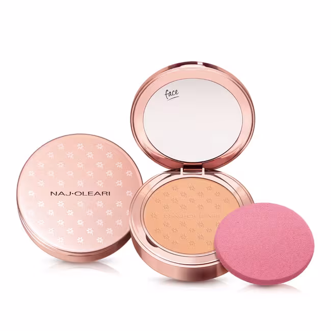 Naj Oleari Silk Feel Wet & Dry Powder Foundation púdrový make-up 9.5 g, 02 Peach