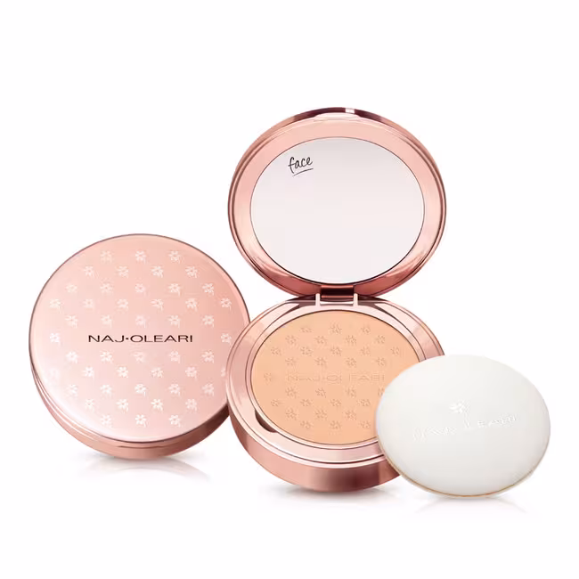 Naj Oleari Skin Caress Pressed Powder púder 9.5 g, 01 Warm Beige