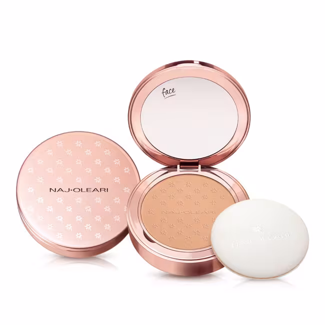 Naj Oleari Skin Caress Pressed Powder púder 9.5 g, 03 Sienna