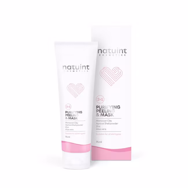 NATUINT COSMETICS Maska a peeling 2 v 1 čistiaca 75 ml
