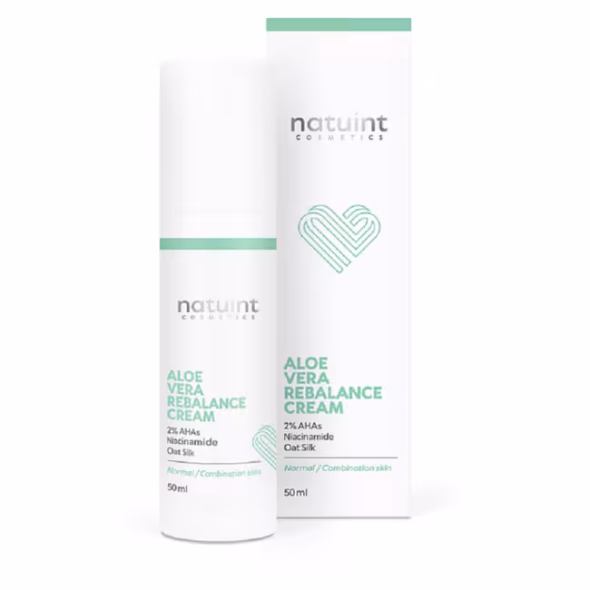 NATUINT COSMETICS Pleťový krém s aloe vera a hodvábom 50 ml