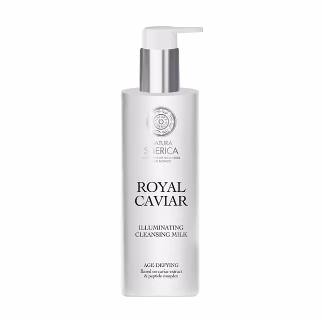 NATURA SIBERICA Royal Caviar Rozjasňujúce čistiace pleťové mlieko 200 ml