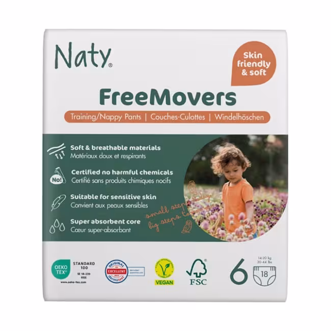ECO BY NATY Naťahovacie plienkové nohavičky XL 16+ kg 18 kusov