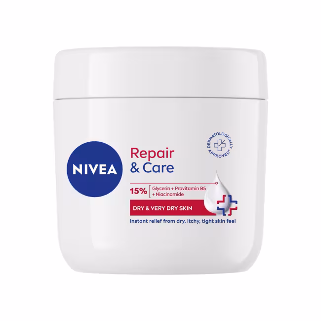 Nivea Hydratačný telový krém 15% Repair & Care 400 ml