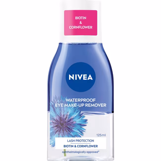 Nivea Odličovač očí a vodeodolného make-upu Chamomile (Waterproof Eye Make-Up Remover) 125 ml