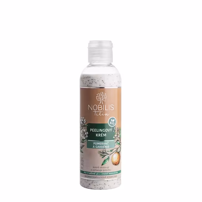 NOBILIS TILIA Peelingový krém pomaranč a gardénia 200 ml