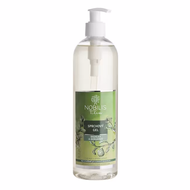 NOBILIS TILIA Sprchový gél bazalka a bergamot 500 ml