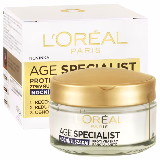 L'Oréal Paris Nočný krém proti vráskam Age Specialist 45+ 50 ml