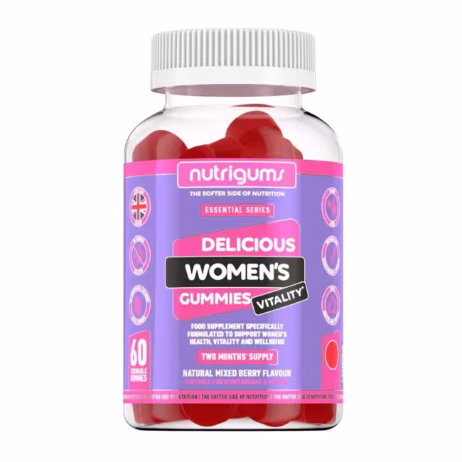 Nutrigums Womens Vitality (Žuvacie vitamíny pre ženy), 60 ks