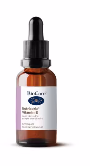 Biocare Nutrisorb® Tekutý vitamín E, vegan kvapky 15ml