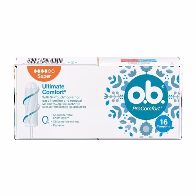 O.B. Tampóny Pro Comfort Super 16ks