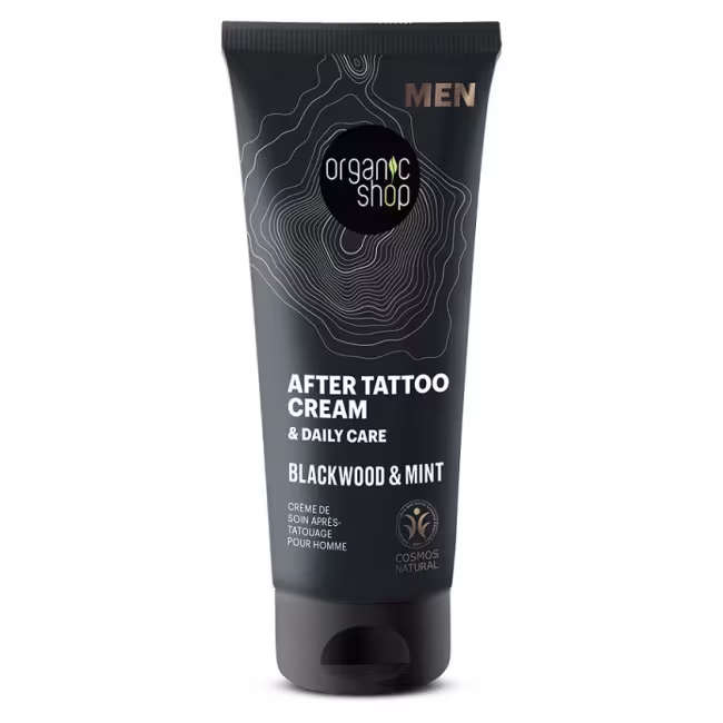 ORGANIC SHOP Krém na starostlivosť o tetovanie Blackwood a mäta 75 ml
