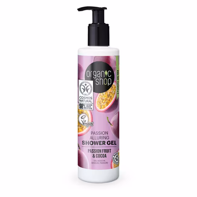 ORGANIC SHOP Zvodný sprchový gél Ovocné pokušenie s kakaom 280 ml