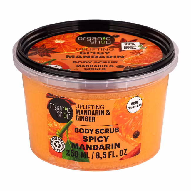 Organic Shop Telový peeling Korenená mandarínka 250 ml