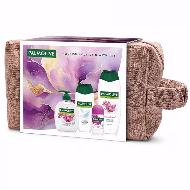 PALMOLIVE Naturals Orchid Bag vianočná kozmetická taška