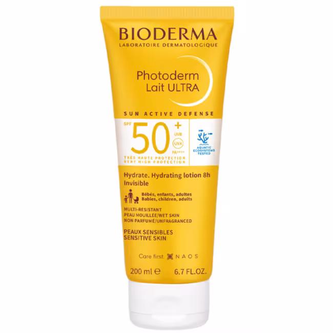 Bioderma Hydratačné mlieko na opaľovanie SPF 50+ Photoderm (Hydrating Lotion) 200 ml