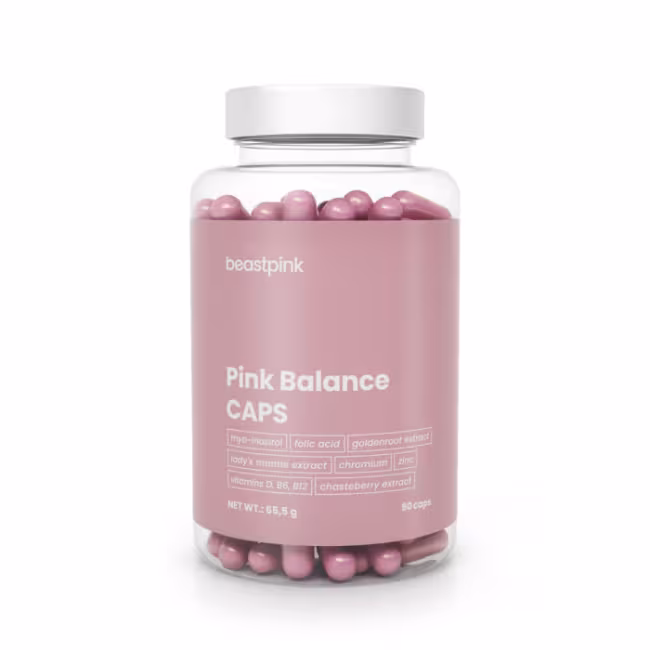 GymBeam Pink Balance CAPS