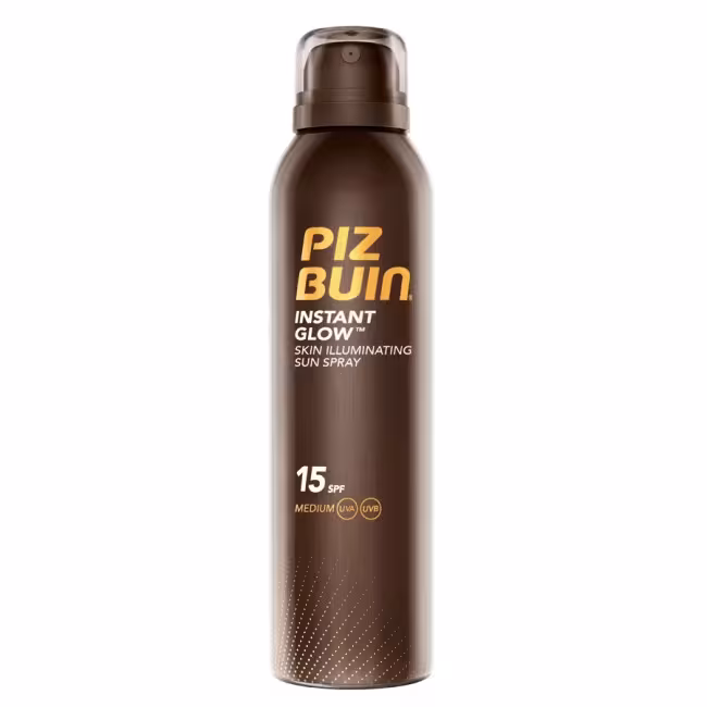 Piz Buin Instant Glow opaľovací prípravok 150 ml, Spray SPF 15