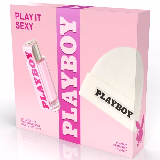 Playboy Playboy Play It Sexy kazeta, EdT 40 ml + zimná čiapka