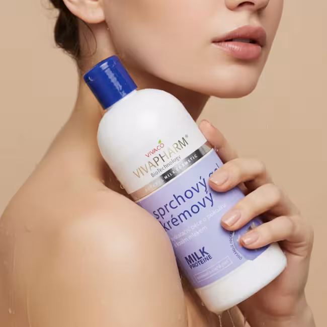 VIVAPHARM kozí sprchový gel krémový 400ml