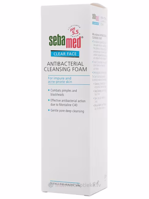 SEBAMED Clear face antibakter.čisticí pěna 150ml