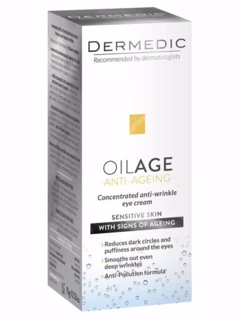 DERMEDIC Oilage Konc. oční krém proti vráskám 15g