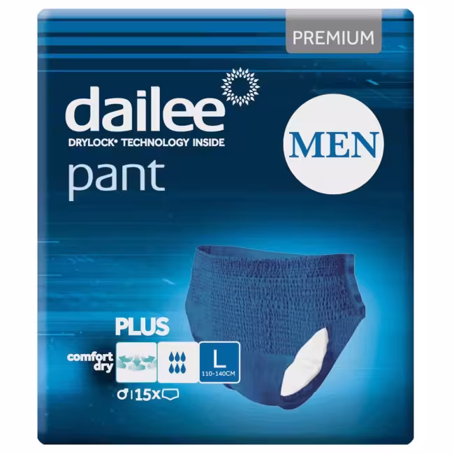 Dailee Pant Premium Men Blue PLUS inko.kal. L 15ks