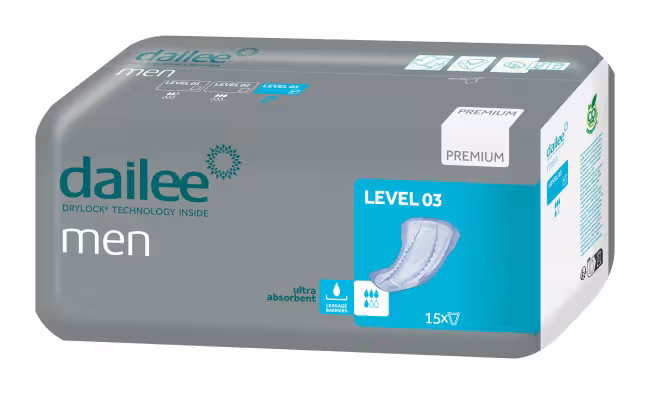 Dailee Men Premium Level 3 inko.vložky 15ks