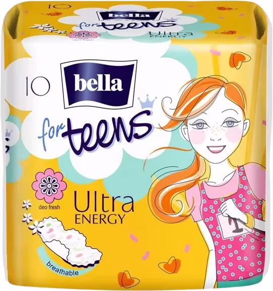 Bella for teens hygieni.vložky Energy normal 10ks